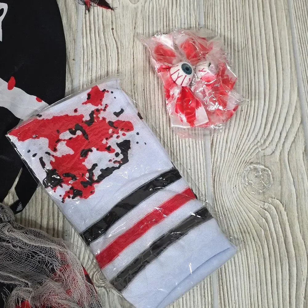 Zombie Cheerleader Drear Leader Halloween Costume Size Small 5-7 Years - New